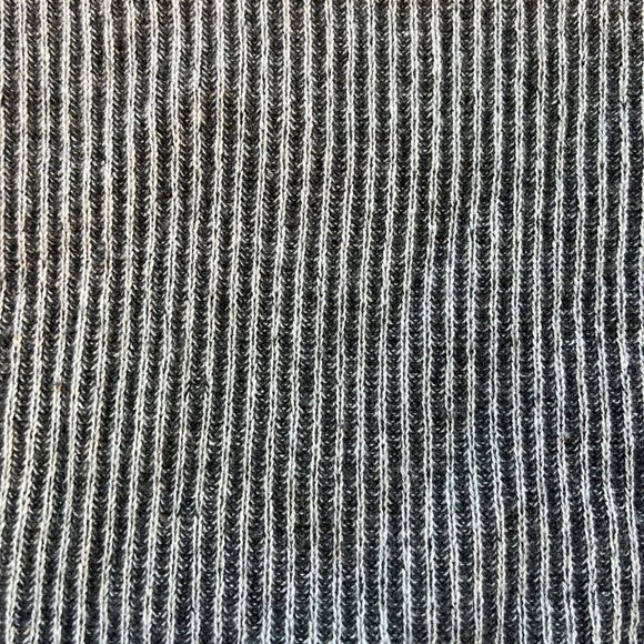 $370 Cashmerism RIB-KNIT Raglan Cashmere Pullover Gray Charcoal  Sweater sz S - Picture 10 of 11